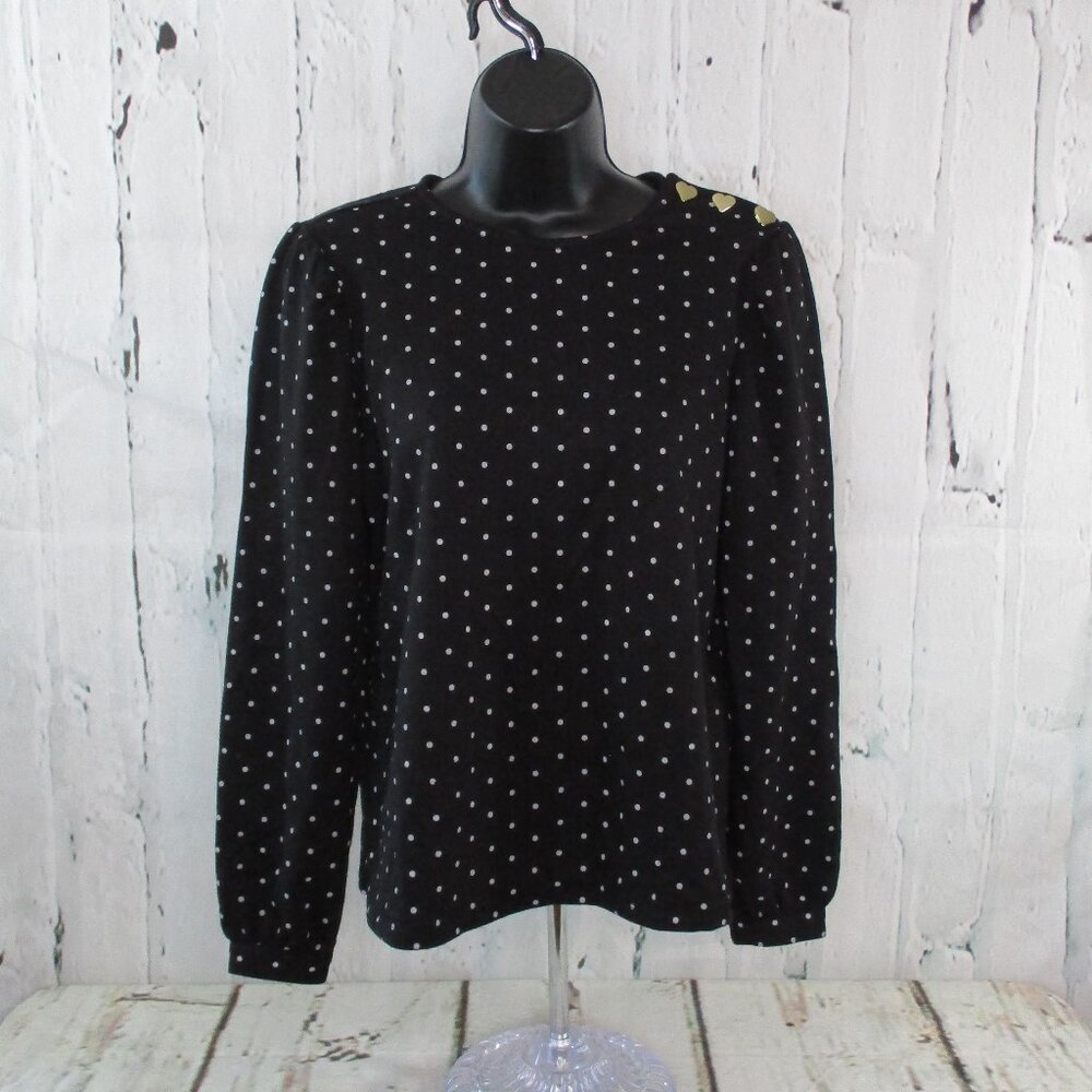 Charter Club Petites Polka Dot Pullover Sweater